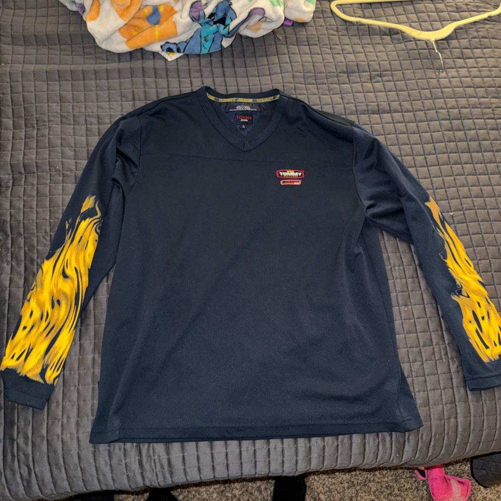 Tommy Hilfiger Navy V-Neck Shirt